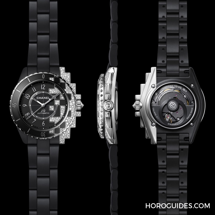 以黑白配的各種可能性,詮釋月蝕的模樣|CHANEL J12腕錶的黑白實驗