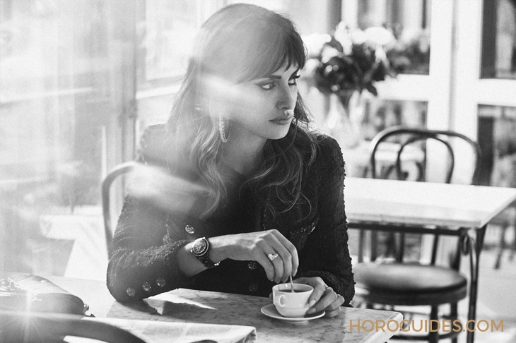 CHANEL - J12 - H5699 - 潘妮洛普加入CHANEL J12形象大使天團,戴上J12 33mm毫米腕錶分享時間的價值