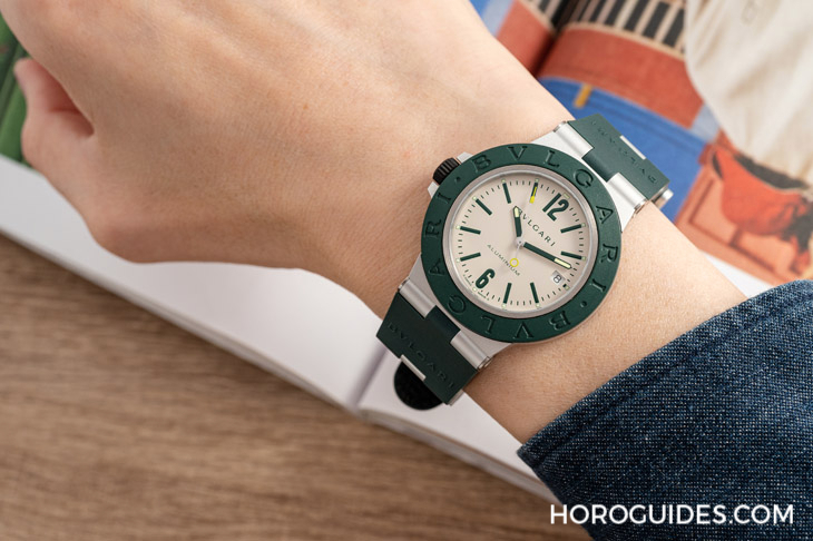 BVLGARI - BVLGARI∙BVLGARI - 103854 - 罕見左冠、地中海藍面，BVLGARI Aluminium 2023年度特別版精彩現身