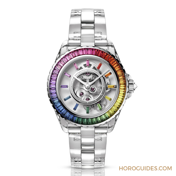 CHANEL - J12 - H7953 - 一眼看穿時間運行的秘密|CHANEL Caliber 3.1自製機芯的透視美學