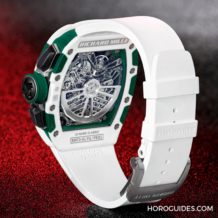 RICHARD MILLE - MEN - RM 72-01 - Richard Mille為利曼經典賽打造特別版腕錶，RM 72-01 Le Mans Classic自動上鍊飛返計時碼錶