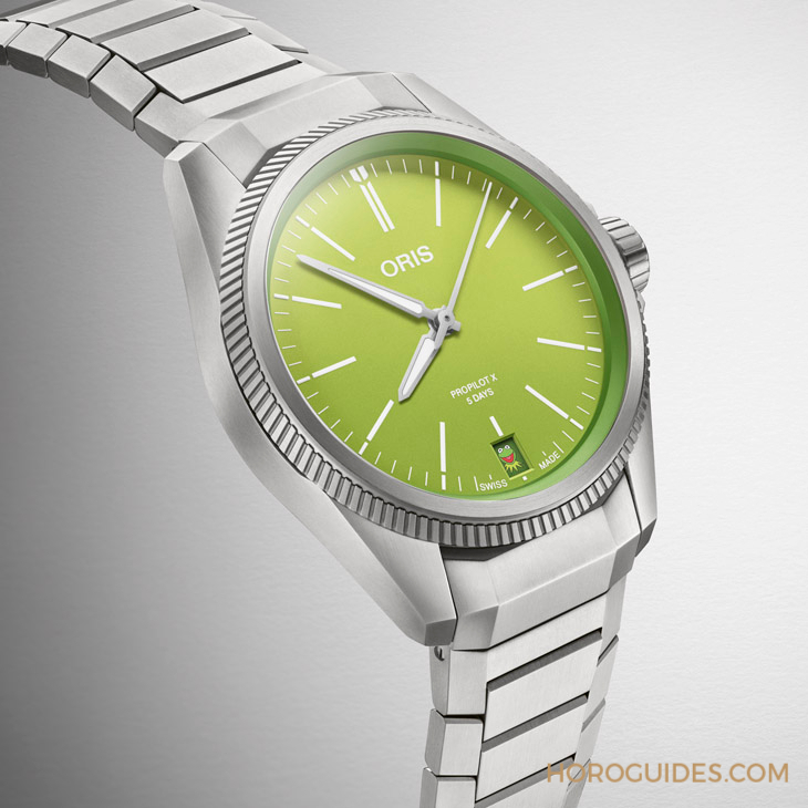 ORIS - PROPILOT - 01 400 7778 7157-Set - 以歡樂為靈感,Oris ProPilot x Kermit聯名腕錶