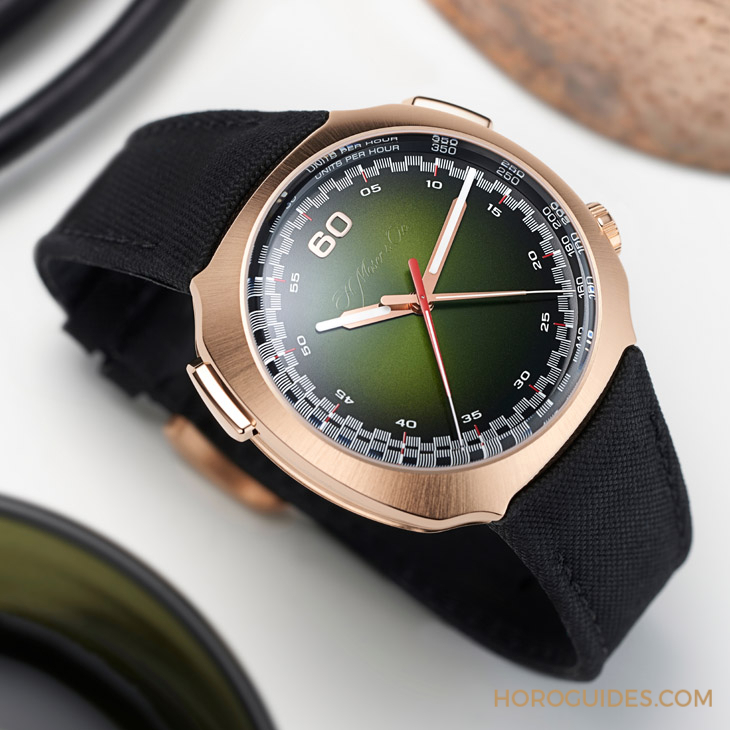 H. MOSER & CIE - STREAMLINER - 6907-0400 - H. Moser & Cie. Streamliner亨利幕時極速者首見橡膠錶帶款！