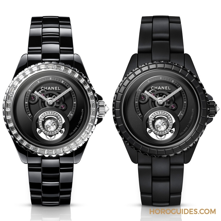 CHANEL - J12 - H7951 - 鑽石陀飛輪，CHANEL自製機芯Caliber 5的華麗運行