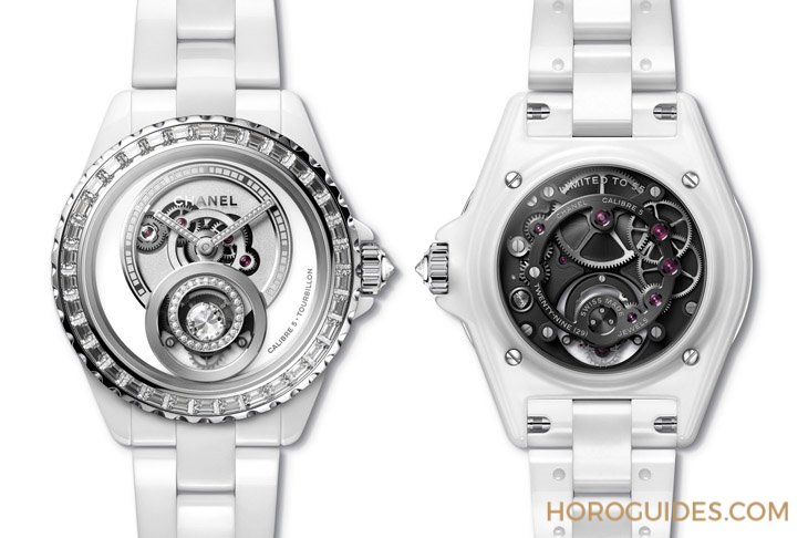 CHANEL - J12 - H7951 - 鑽石陀飛輪，CHANEL自製機芯Caliber 5的華麗運行