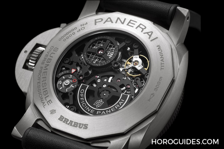PANERAI - SUBMERSIBLE - PAM01403 - DMLS金屬鐳射燒結錶殼加持!Panerai x Brabus聯名錶第四代現身:Submersible S eTitanio PAM01403