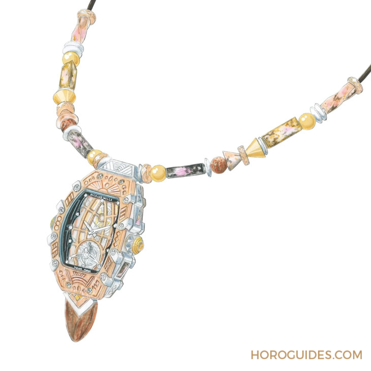 RICHARD MILLE - Tiffany & Co.獻上石上鳥、Richard Mille祭出護身符，《Only Watch 2023》的唯二兩款吊墜錶