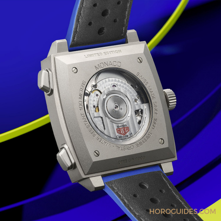 TAG HEUER - MONACO - CAW218C.FC6548 - 法國賽車藍來了,TAG Heuer Monaco計時碼錶限量新色亮相