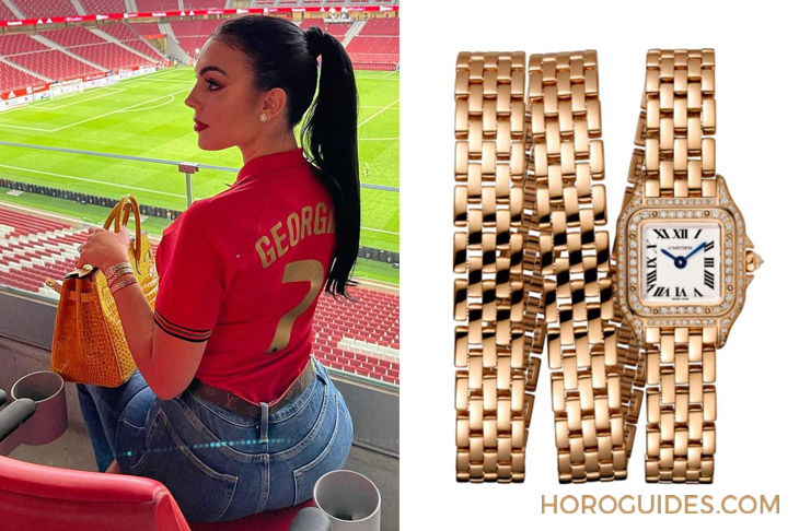 CARTIER - PANTHERE DE CARTIER - WGPN0007 - 不只杜娃黎波天天戴，她們都愛這只金色小方錶 ｜Cartier Panthère腕錶