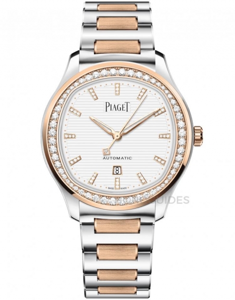 PIAGET - POLO - G0A48022 - 全新面盤刻紋、冰河藍面、半金材質亮相！PIAGET Polo 2023新作精選