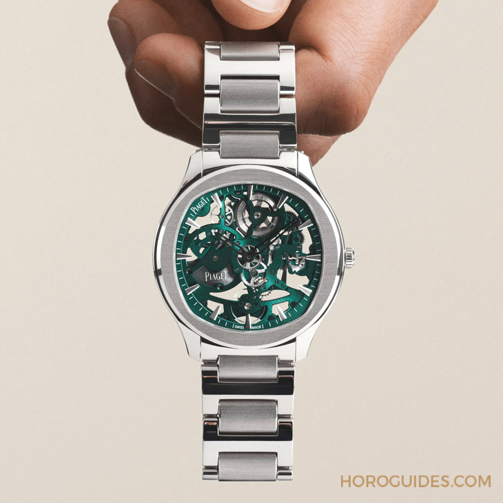 PIAGET - POLO - G0A48022 - 全新面盤刻紋、冰河藍面、半金材質亮相！PIAGET Polo 2023新作精選
