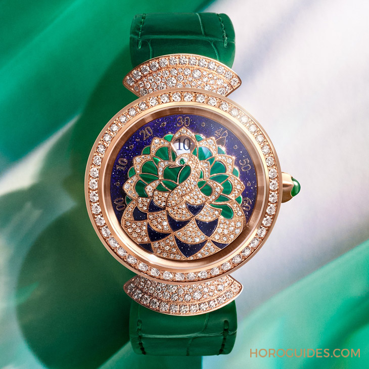 BVLGARI - 細工鑲嵌裝點華麗羽扇|BVLGARI Divas’ Dream Peacock孔雀腕錶