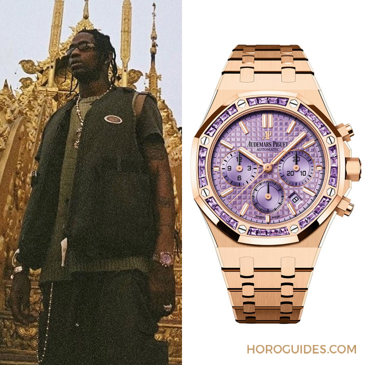 AUDEMARS PIGUET - ROYAL OAK - 26585CM.OO.D301VE.01 - 【名人錶盒】盤點潮流風向王Travis Scott戴些什麼錶