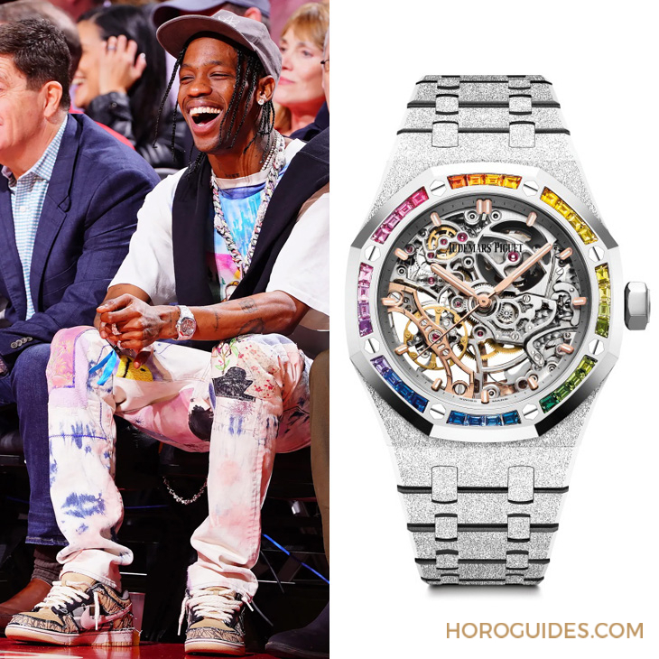 AUDEMARS PIGUET - ROYAL OAK - 26585CM.OO.D301VE.01 - 【名人錶盒】盤點潮流風向王Travis Scott戴些什麼錶