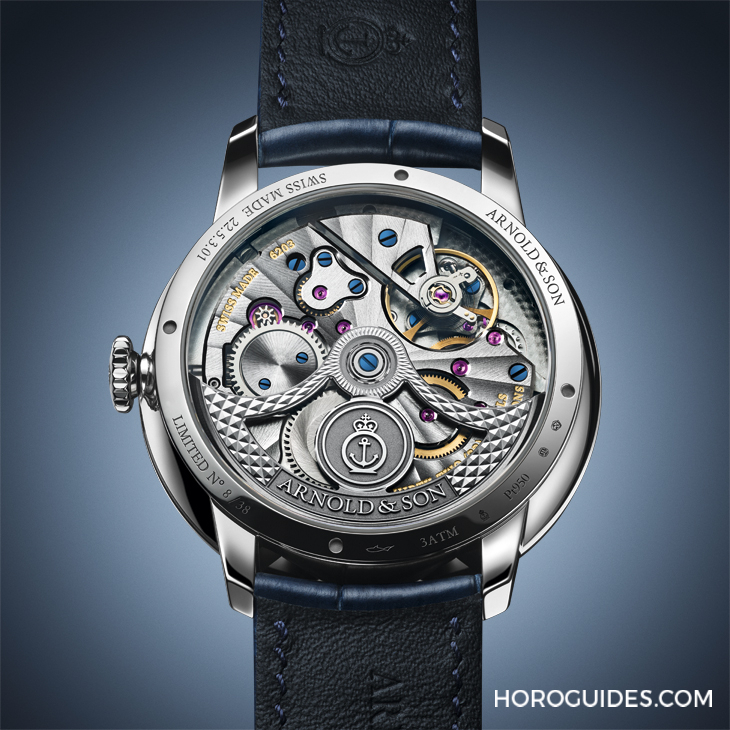 ARNOLD & Son - DSTB - 1ATCX.P01A.C200X - 從跳秒到超大月相--盤點Arnold & Son招牌設計,看懂這個品牌得自古老航海時計的內涵