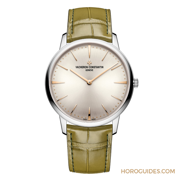 VACHERON CONSTANTIN - PATRIMONY - 1410U/000G-H017 - 帶入復古配色、手動上鍊腕錶錶徑首次縮減至39毫米｜江詩丹頓Patrimony系列2024新作