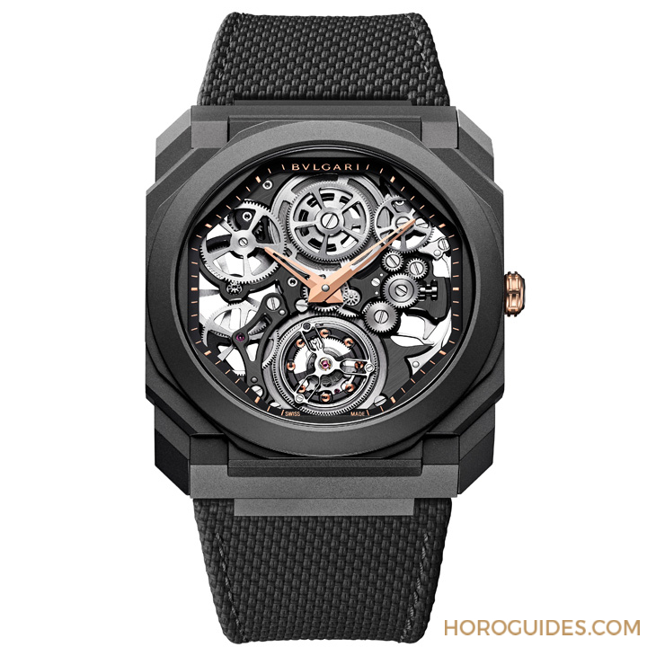 BVLGARI - OCTO - 103976 - 安藤忠雄為Serpenti出手了、全球最薄陀飛輪機芯黑化上陣｜BVLGARI W&W 2024速覽