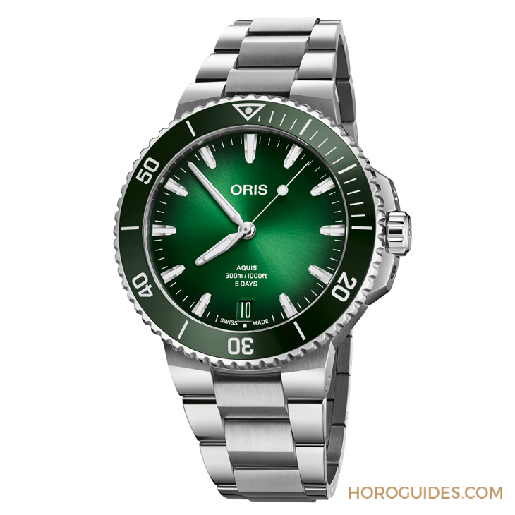 ORIS - AQUIS - 01 733 7792 4150-07 8 19 05P - Oris Aquis日期腕錶全面升級改版