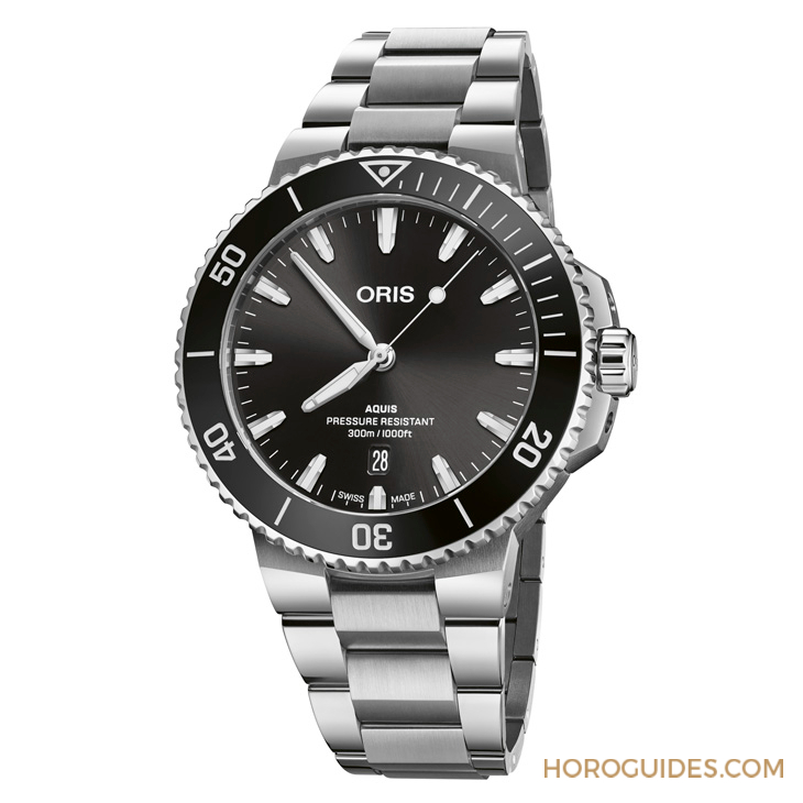 ORIS - AQUIS - 01 733 7792 4150-07 8 19 05P - Oris Aquis日期腕錶全面升級改版