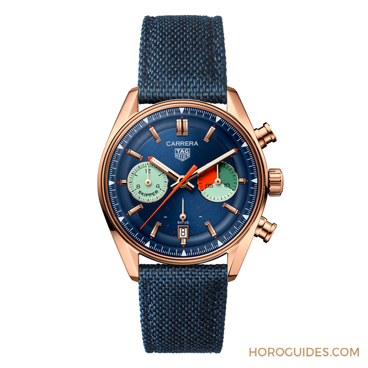 TAG HEUER - CARRERA - CBS2216.BA0041 - 盤點TAG Heuer新一代39毫米Carrera Glassbox錶殼2024年新作|熊貓面精鋼鍊帶計時腕錶、Skipper帆船計時玫瑰金腕錶