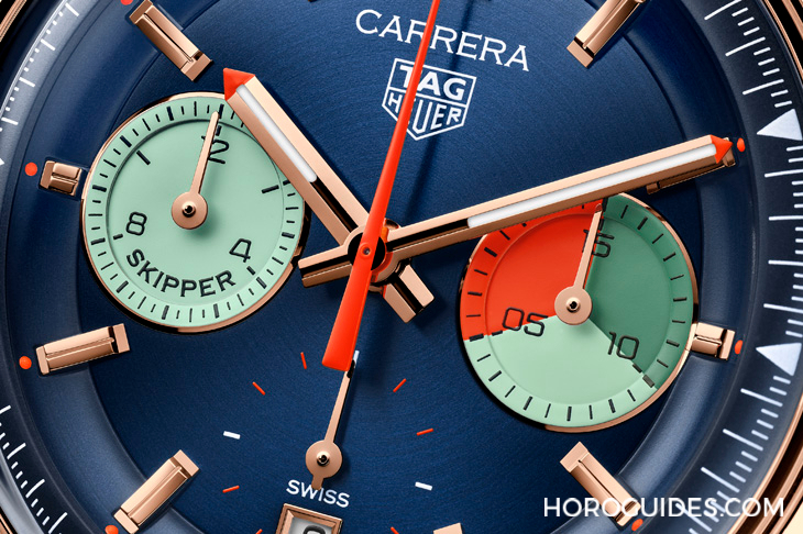 TAG HEUER - CARRERA - CBS2216.BA0041 - 盤點TAG Heuer新一代39毫米Carrera Glassbox錶殼2024年新作|熊貓面精鋼鍊帶計時腕錶、Skipper帆船計時玫瑰金腕錶