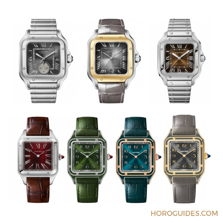 CARTIER - SANTOS DE CARITER - WSSA0076 - 立即預約Cartier Santos系列2024新作巡迴錶展，一次掌握三大亮點：兩地時間、反向運轉、寶石色調