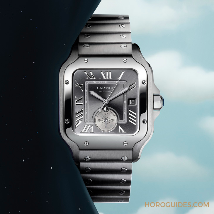 CARTIER - SANTOS DE CARITER - WSSA0076 - 立即預約Cartier Santos系列2024新作巡迴錶展，一次掌握三大亮點：兩地時間、反向運轉、寶石色調