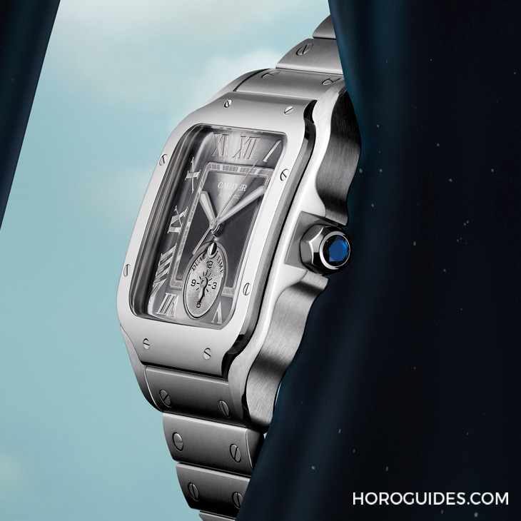 CARTIER - SANTOS DE CARITER - WSSA0076 - 立即預約Cartier Santos系列2024新作巡迴錶展，一次掌握三大亮點：兩地時間、反向運轉、寶石色調