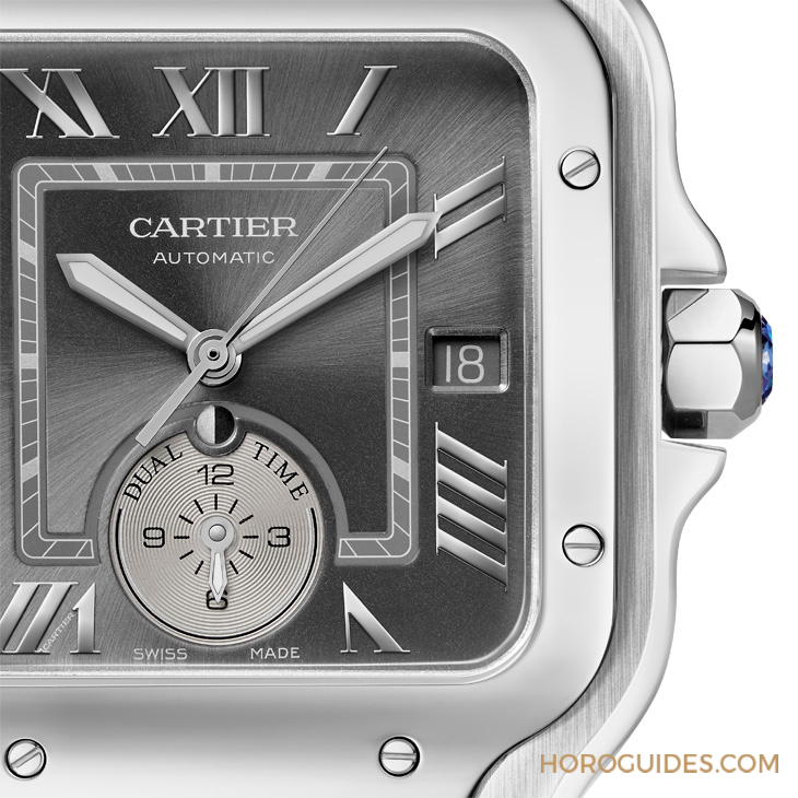 CARTIER - SANTOS DE CARITER - WSSA0076 - 立即預約Cartier Santos系列2024新作巡迴錶展，一次掌握三大亮點：兩地時間、反向運轉、寶石色調