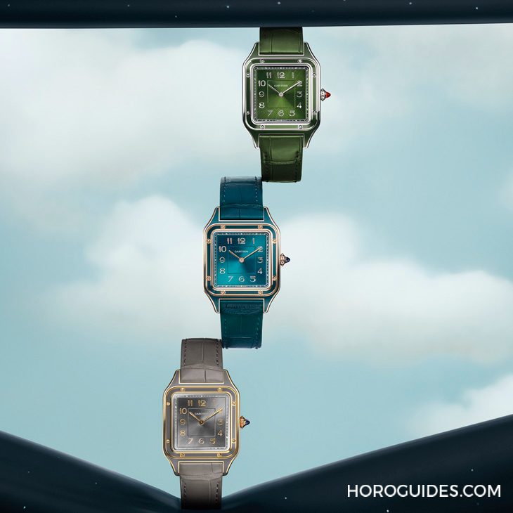 CARTIER - SANTOS DE CARITER - WSSA0076 - 立即預約Cartier Santos系列2024新作巡迴錶展，一次掌握三大亮點：兩地時間、反向運轉、寶石色調