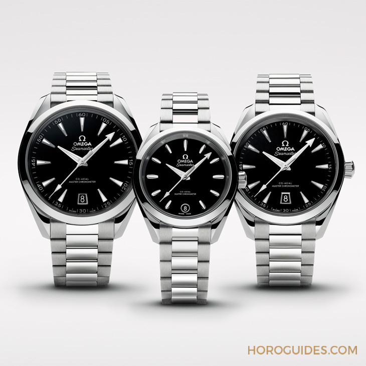 OMEGA - SEAMASTER - 220.10.41.21.01.002 - OMEGA海馬Aqua Terra系列亮漆黑面三種尺寸同步推出