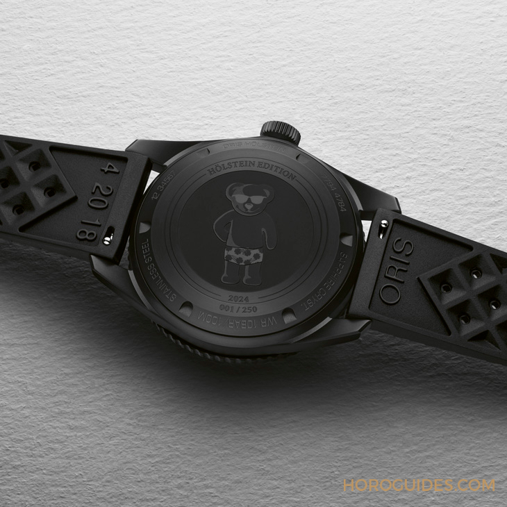 ORIS - AQUIS - 01 400 7794 4784-Set - Oris歷來首只全黑版腕錶:Divers Sixty-Five腕錶2024 Hölstein限量特別版