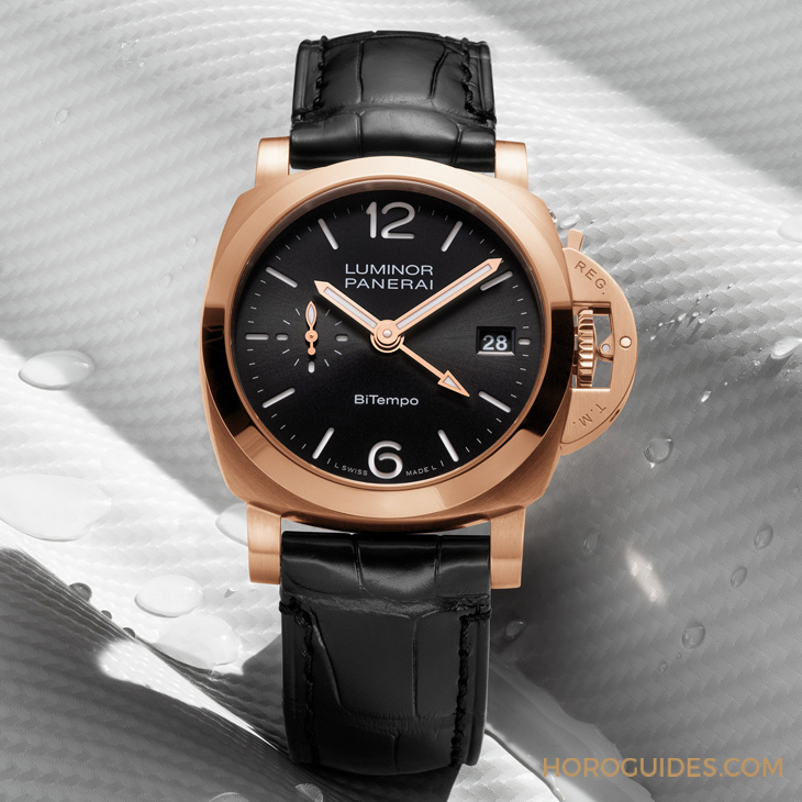 PANERAI - LUMINOR - PAM01641 - 以Goldtech貴金屬材質入作!PANERAI Luminor Quaranta BiTempo腕錶再添一延伸新作PAM01641