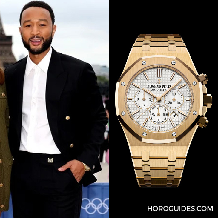 AUDEMARS PIGUET - ROYAL OAK - 15407ST.OO.1220ST.02 - 直擊 !名人現身2024巴黎奧運戴什麼錶
