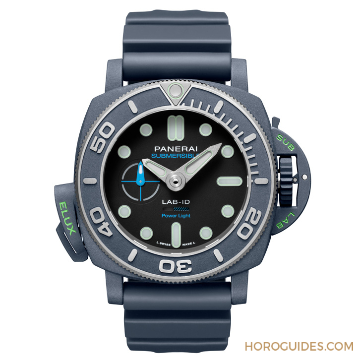 PANERAI - SUBMERSIBLE - PAM01800 - 高級製錶首見!機械發電、隨按即亮的長效夜光|Panerai Submersible Elux Lab-ID(PAM01800)