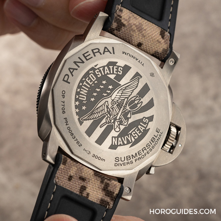 PANERAI - SUBMERSIBLE - PAM01521 - 沛納海攜手海豹部隊跨出美國本土出任務|Panerai Submersible QuarantaQuattro Navy SEAL系列腕錶