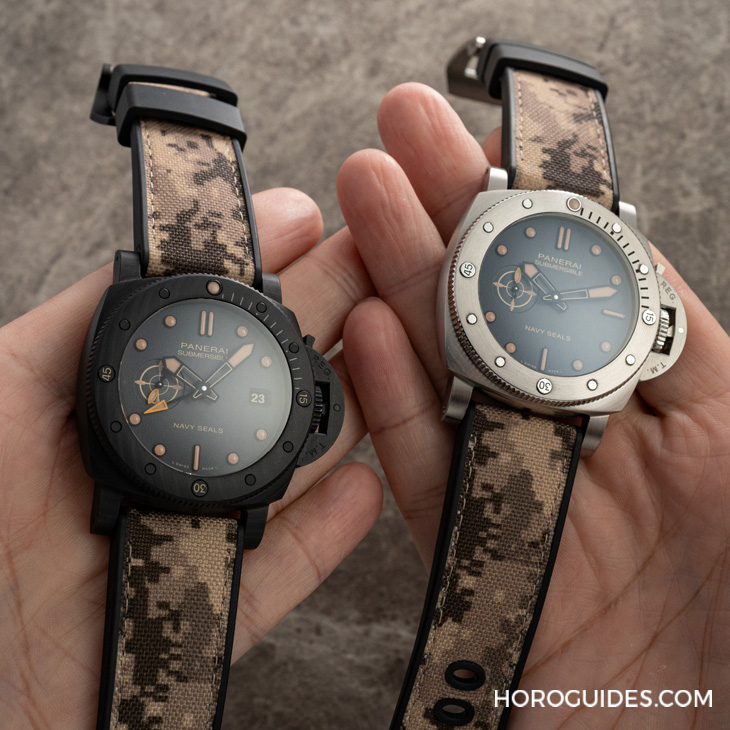 PANERAI - SUBMERSIBLE - PAM01521 - 沛納海攜手海豹部隊跨出美國本土出任務|Panerai Submersible QuarantaQuattro Navy SEAL系列腕錶