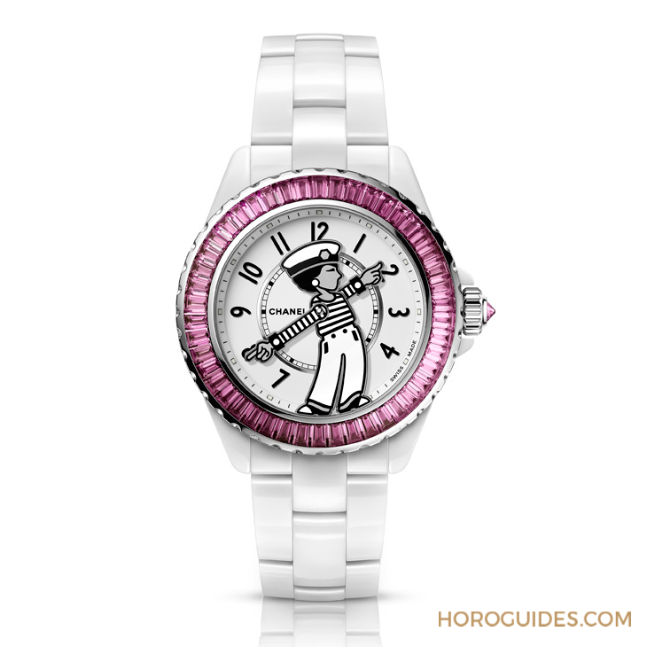 CHANEL - J12 - H10755 - CHANEL台北101腕錶暨高級珠寶旗艦店嶄新開幕,全球獨家推出Mademoiselle J12 La Pausa粉紅藍寶石限定腕錶