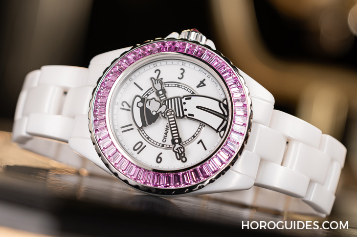 CHANEL - J12 - H10755 - CHANEL台北101腕錶暨高級珠寶旗艦店嶄新開幕,全球獨家推出Mademoiselle J12 La Pausa粉紅藍寶石限定腕錶