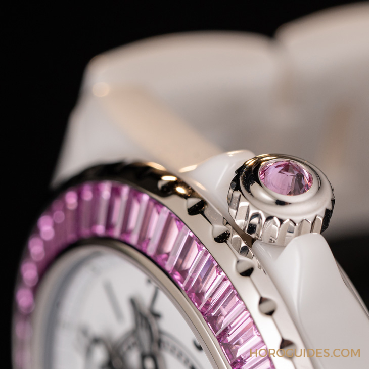 CHANEL - J12 - H10755 - CHANEL台北101腕錶暨高級珠寶旗艦店嶄新開幕,全球獨家推出Mademoiselle J12 La Pausa粉紅藍寶石限定腕錶