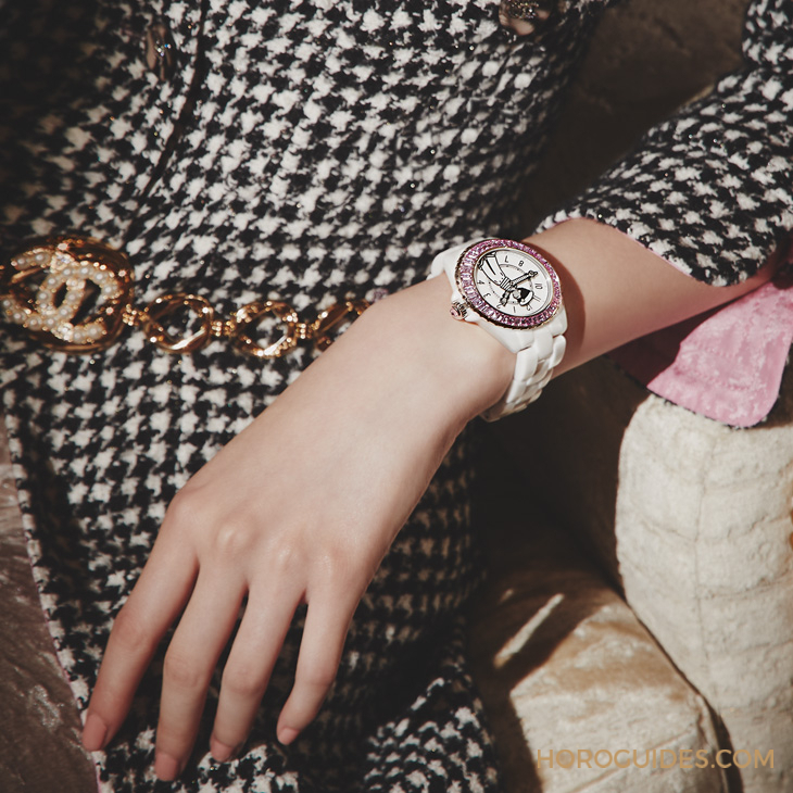 CHANEL - J12 - H10755 - CHANEL台北101腕錶暨高級珠寶旗艦店嶄新開幕,全球獨家推出Mademoiselle J12 La Pausa粉紅藍寶石限定腕錶