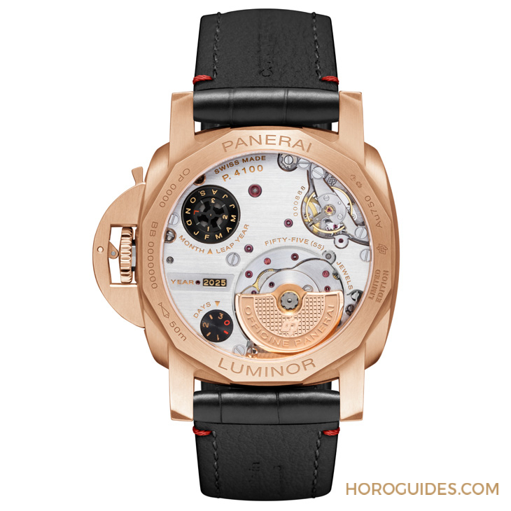 PANERAI - LUMINOR - PAM01688 - 義中混血風,一路發又發,Panerai Luminor 系列 44 毫米萬年曆紅金腕錶PAM01688喜慶賀年