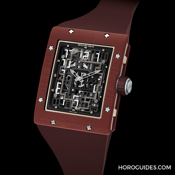 RICHARD MILLE - MEN - RM 16-02 - Richard Mille新一代超薄方錶RM16-02搭載赤陶新色現身