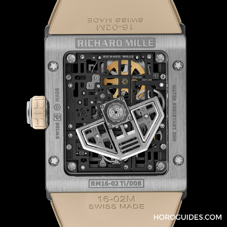 RICHARD MILLE - MEN - RM 16-02 - Richard Mille新一代超薄方錶RM16-02搭載赤陶新色現身