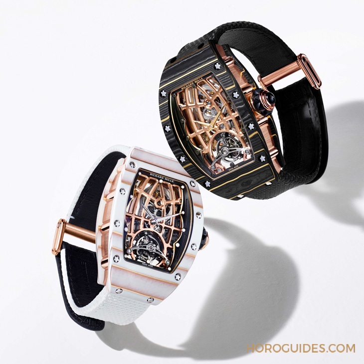 RICHARD MILLE - WOMEN - RM 74-02 - 又一創新材質!金箔石英纖維入作,Richard Mille RM 74-02自動上鍊陀飛輪腕錶2025新作亮相