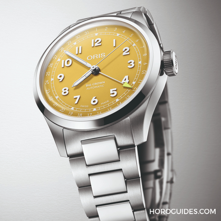 ORIS - BIG CROWN - 403 7799 4068-07 8 20 06 - 為問世近90年的經典之作注入活力色彩｜Oris Big Crown指針式日曆錶2025新作