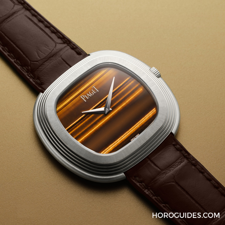 PIAGET - BLACK TIE - G0A50237 - 結合大膽輪廓與金質光影的復古魅力|PIAGET Polo 79腕錶白金版現身、梯形錶殼Sixtie腕錶初亮相