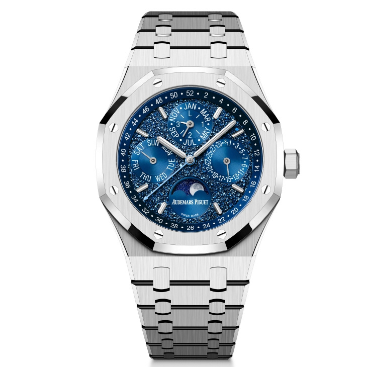 AUDEMARS PIGUET - ROYAL OAK - 26674SG.OO.1320SG.01 - 全新自動上鍊萬年曆機芯7138、「雲夜藍50」陶瓷新色，Audemars Piguet愛彼150年週年話題新作強勢連發
