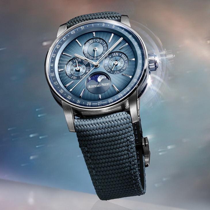 AUDEMARS PIGUET - ROYAL OAK - 26674SG.OO.1320SG.01 - 全新自動上鍊萬年曆機芯7138、「雲夜藍50」陶瓷新色，Audemars Piguet愛彼150年週年話題新作強勢連發