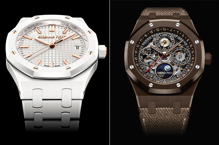 AUDEMARS PIGUET - ROYAL OAK - 26674SG.OO.1320SG.01 - 全新自動上鍊萬年曆機芯7138、「雲夜藍50」陶瓷新色，Audemars Piguet愛彼150年週年話題新作強勢連發